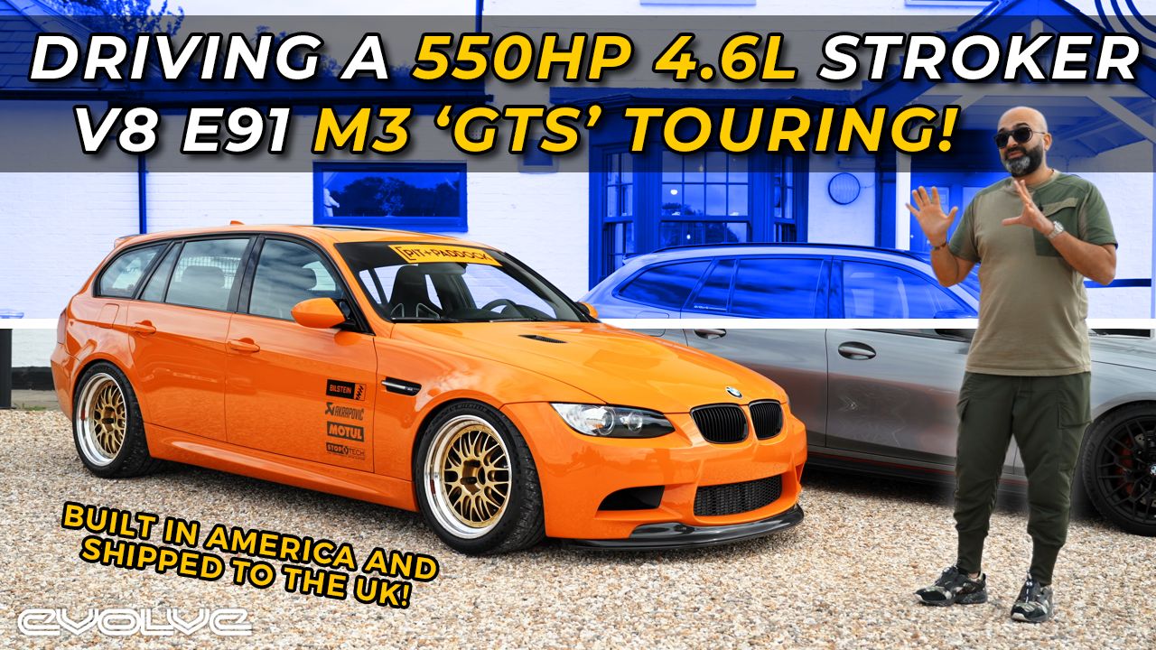 Driving the 550HP NA 4.6L S65 E91 M3 GTS Touring by‬
