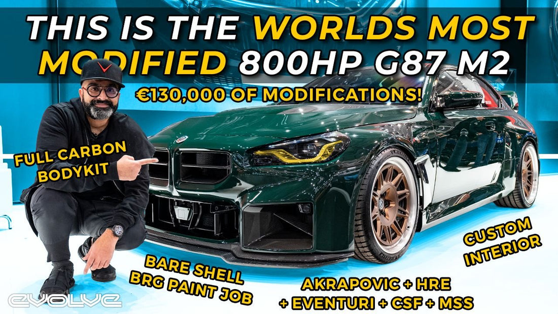 THE WORLDS MOST MODIFIED G87 M2 - €130,000 of modifications - Alpha-N Eventuri Akrapovic HRE MSS CSF - Evolve Automotive