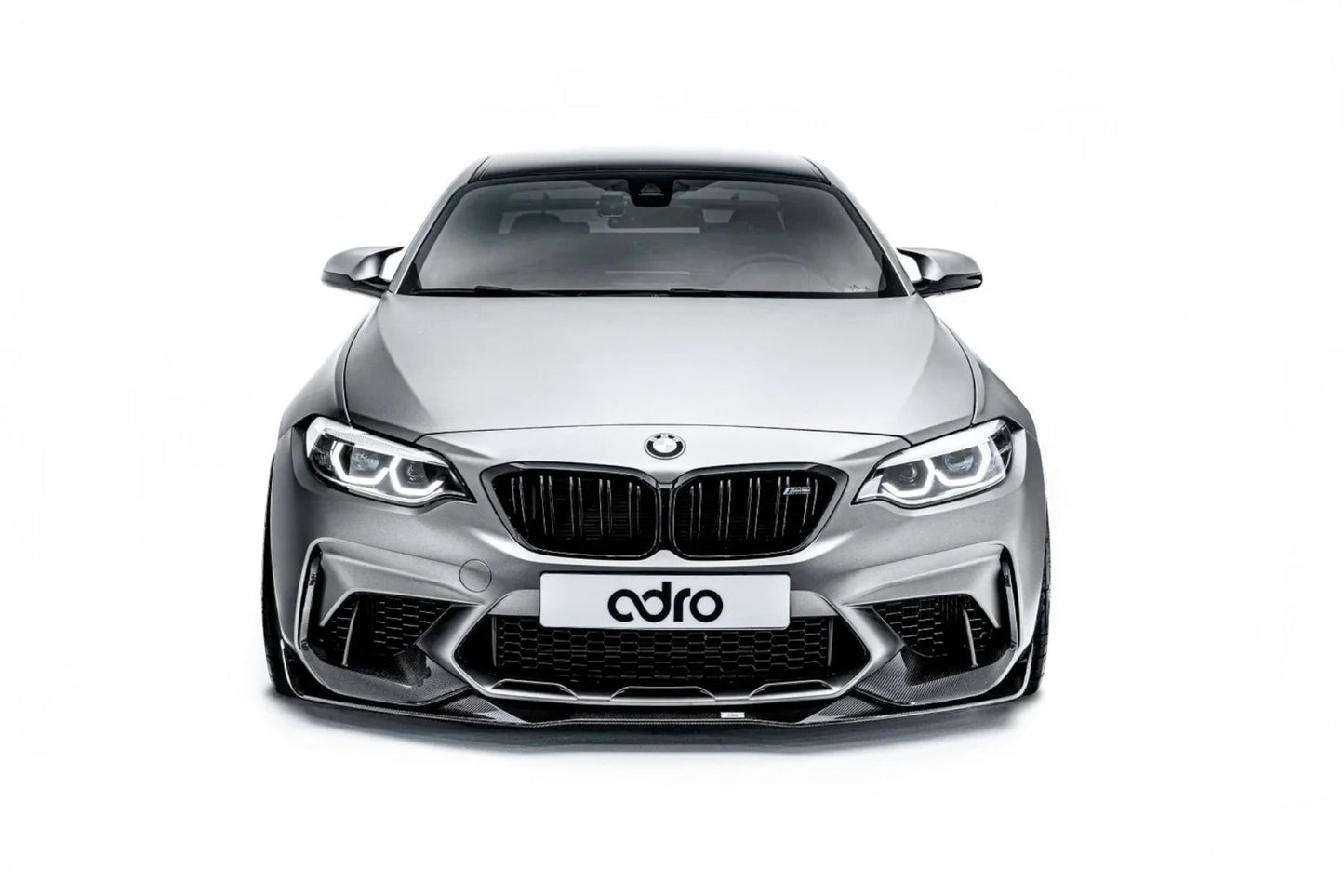 Adro Carbon Fibre Front Splitter - BMW F87 M2 Competition (2018 - 2021) - Evolve Automotive
