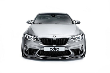 Adro Carbon Fibre Front Splitter - BMW F87 M2 Competition (2018 - 2021) - Evolve Automotive