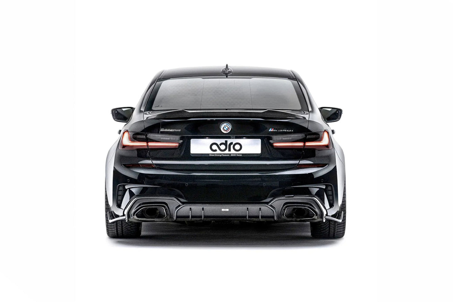 Adro Carbon Fibre Rear Diffuser - BMW 3 Series M340i G20 (Pre - LCI) (2018 - 2022) - Evolve Automotive