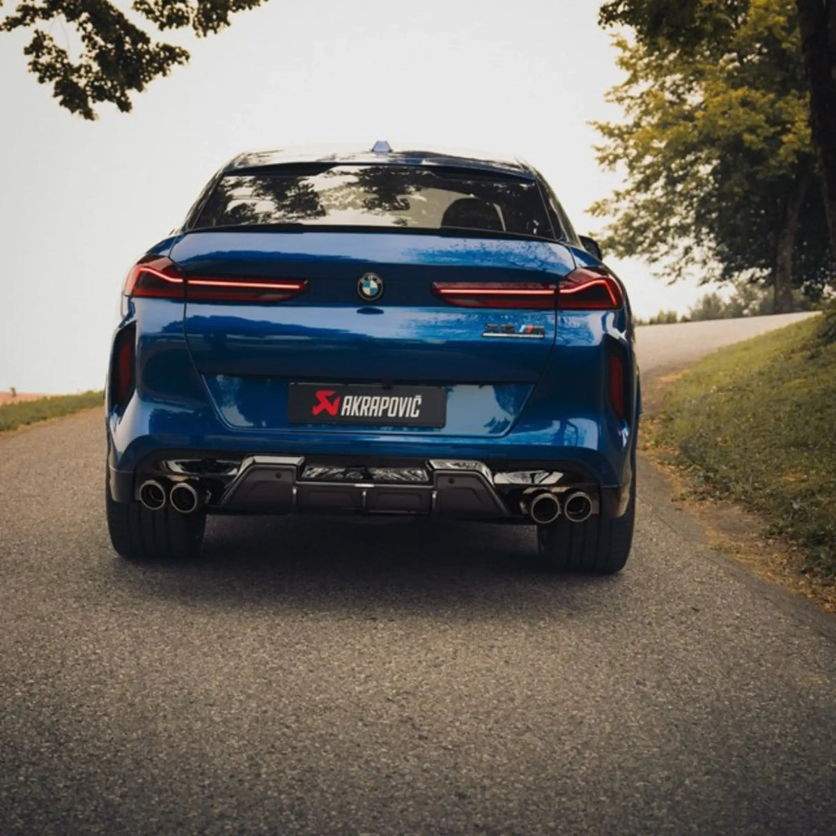 Akrapovic Slip On Line (Titanium) - BMW F95 X5M | F96 X6M | Competition (2024+) - Evolve Automotive