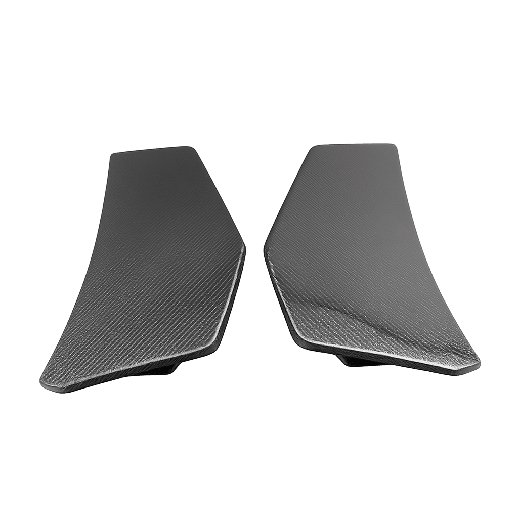 Audi R8 4S Facelift LCI Pre-Preg Carbon Fibre Rear Bumper Canards by FORM (2021-2024) - Evolve Automotive
