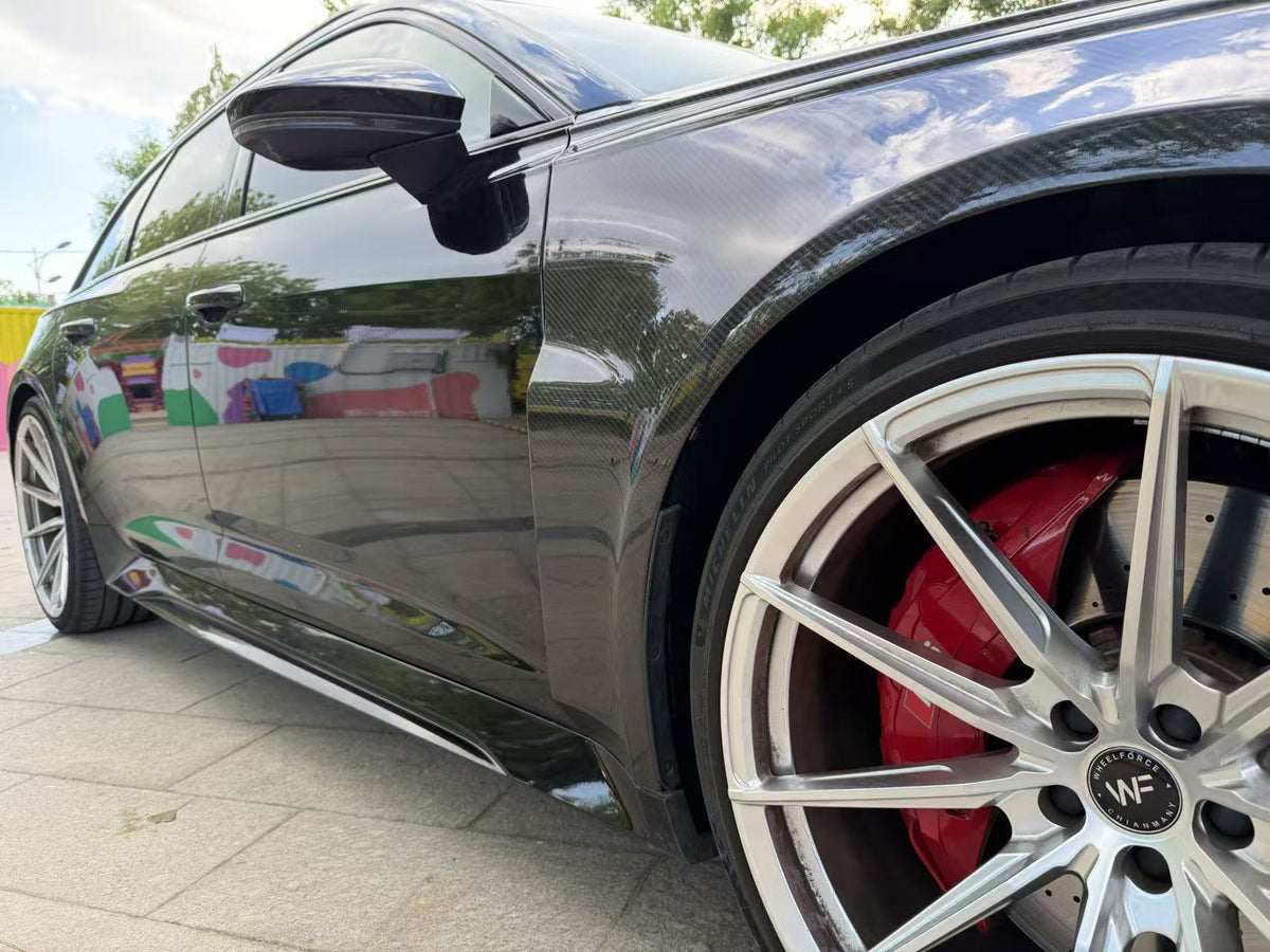 Audi RS6 C8 Carbon Fibre GT Front Fenders by FORM (2020+) - Evolve Automotive