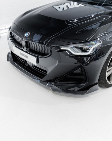 BMW 2 Series & M240i G42 Pre-preg Carbon Fibre Performance Front Splitter Pro by FORM (2021+) - Evolve Automotive