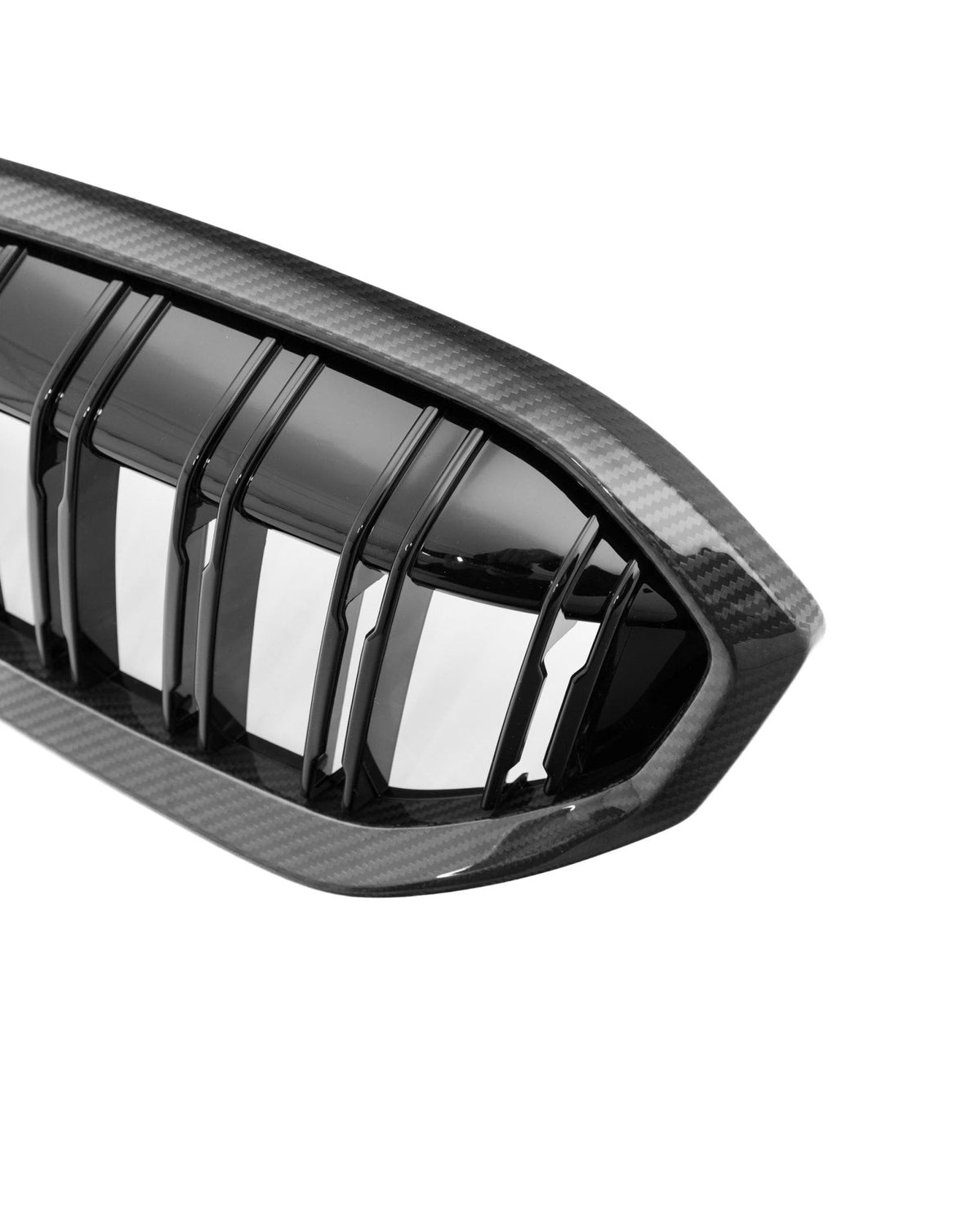 BMW 3 Series G20 G21 LCI Pre-Preg Carbon Fibre Front Grille by FORM (2023+) - Evolve Automotive