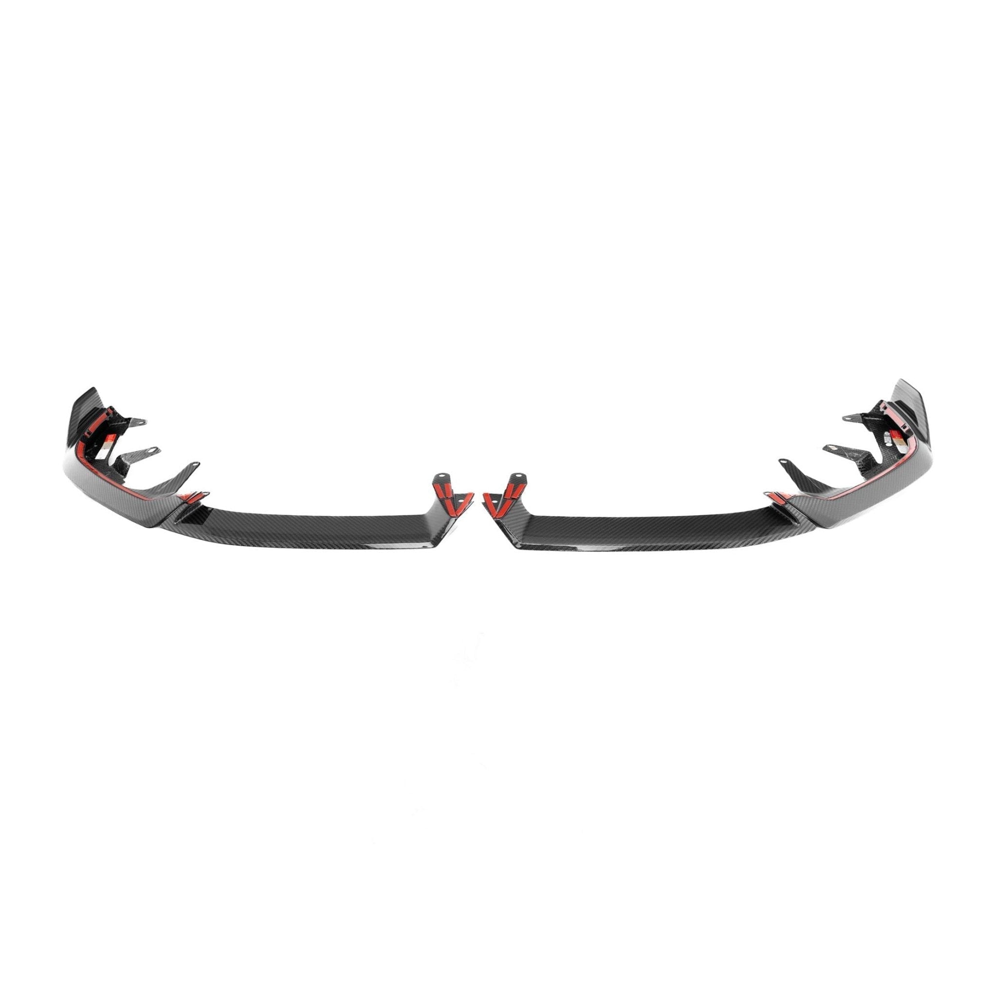 BMW 5 Series G60 G61 M Sport Pre-Preg Carbon Fibre Front Splitter by FORM (2024+) - Evolve Automotive