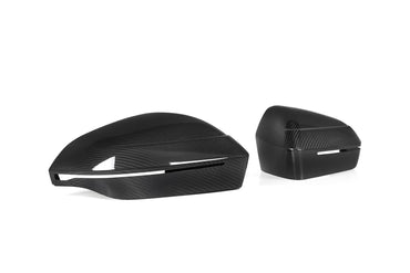 BMW 5 Series G60 G61 & X3 G45 Pre - preg Carbon Fibre Wing Mirror Covers by Trevora (2024+) - Evolve Automotive