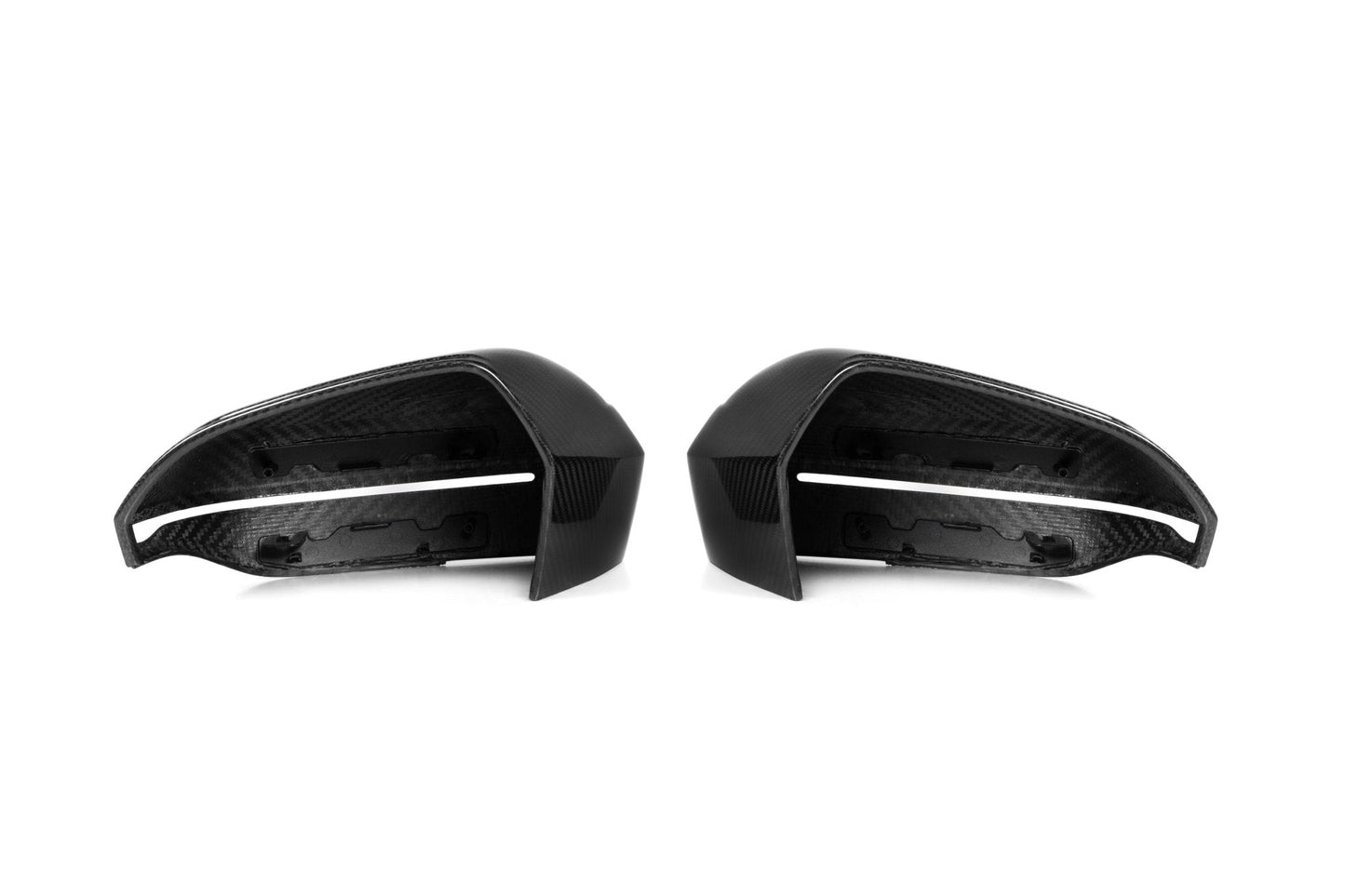 BMW 5 Series G60 G61 & X3 G45 Pre - preg Carbon Fibre Wing Mirror Covers by Trevora (2024+) - Evolve Automotive