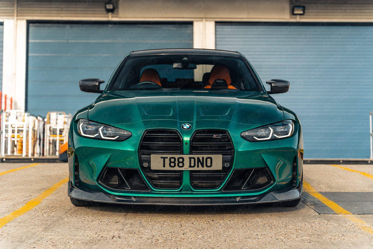 BMW G80 G81 M3 & G82 G83 M4 Carbon Fibre Competition Front Splitter by FORM (2021+) - Evolve Automotive