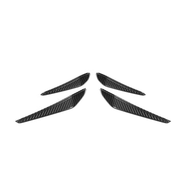 BMW G80 G81 M3 & G82 G83 M4 Pre-Preg Carbon Fibre Front Canard Trims by FORM (2021+) - Evolve Automotive