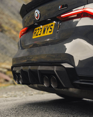 BMW G80 G81 M3 & G82 G83 M4 Pre-Preg Carbon Fibre Rear Diffuser by FORM (2021+) - Evolve Automotive