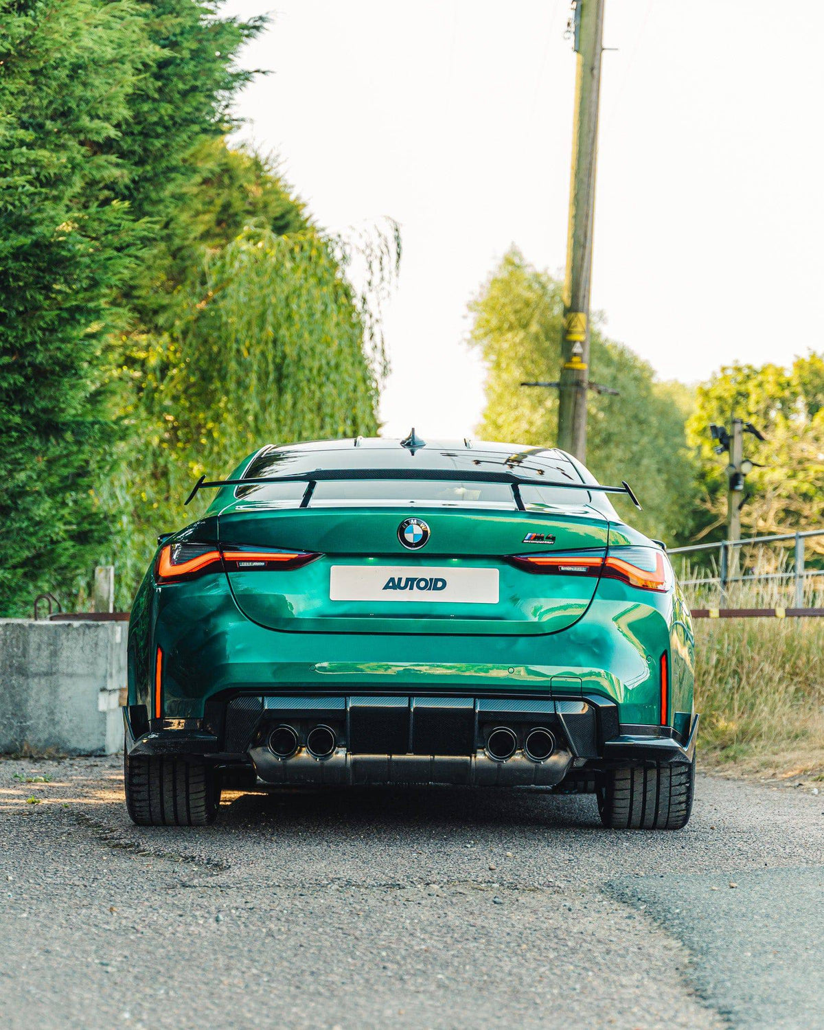 BMW G80 M3 & G82 M4 Pre-Preg Carbon Fibre Rear Spoiler Wing by FORM (2021+) - Evolve Automotive