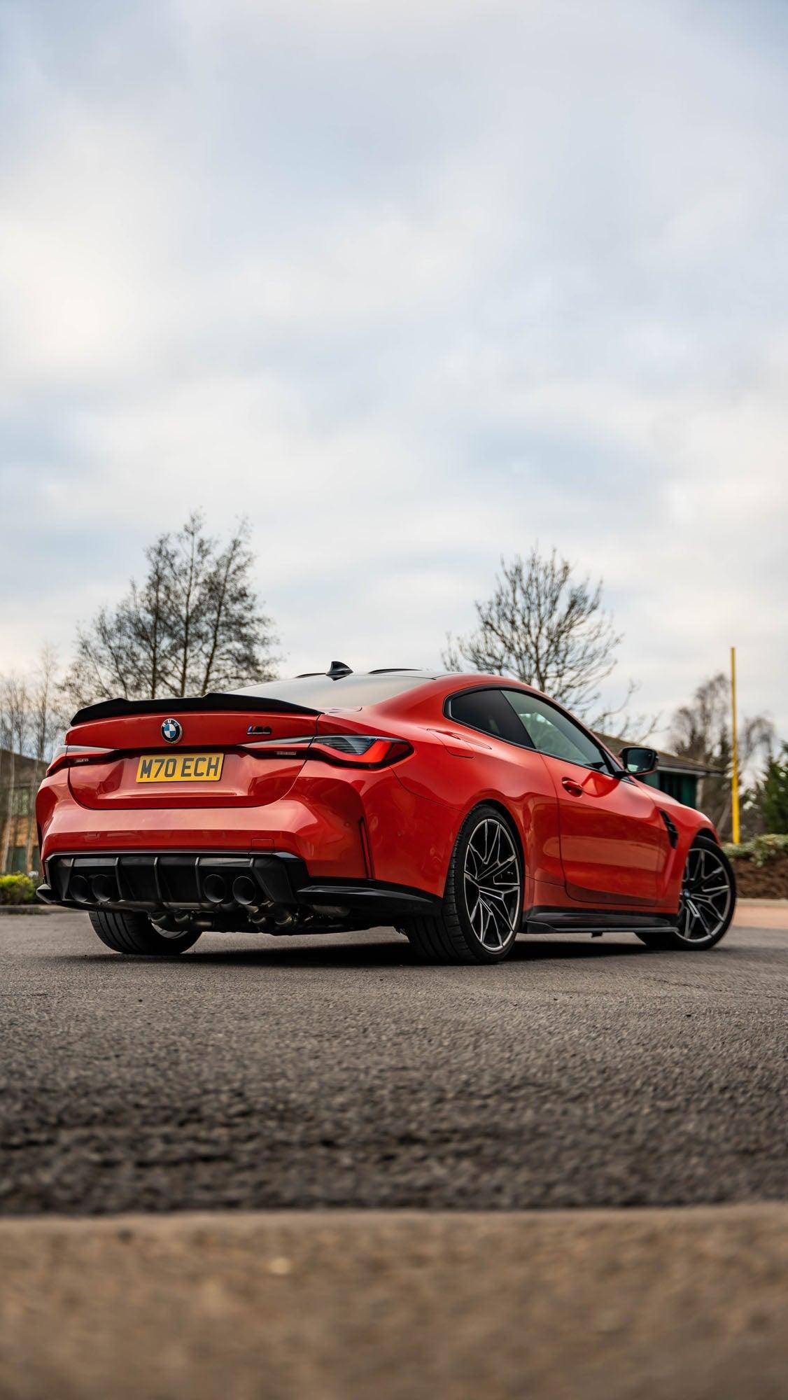 BMW G82 M4 & G22 4 Series Pre-Preg Carbon Fibre Ducktail Rear Spoiler by FORM (2020+) - Evolve Automotive