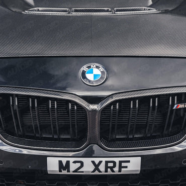 BMW M2 Competition F87 Pre-preg Carbon Fibre Kidney Grille Surround by FORM (2018-2021) - Evolve Automotive