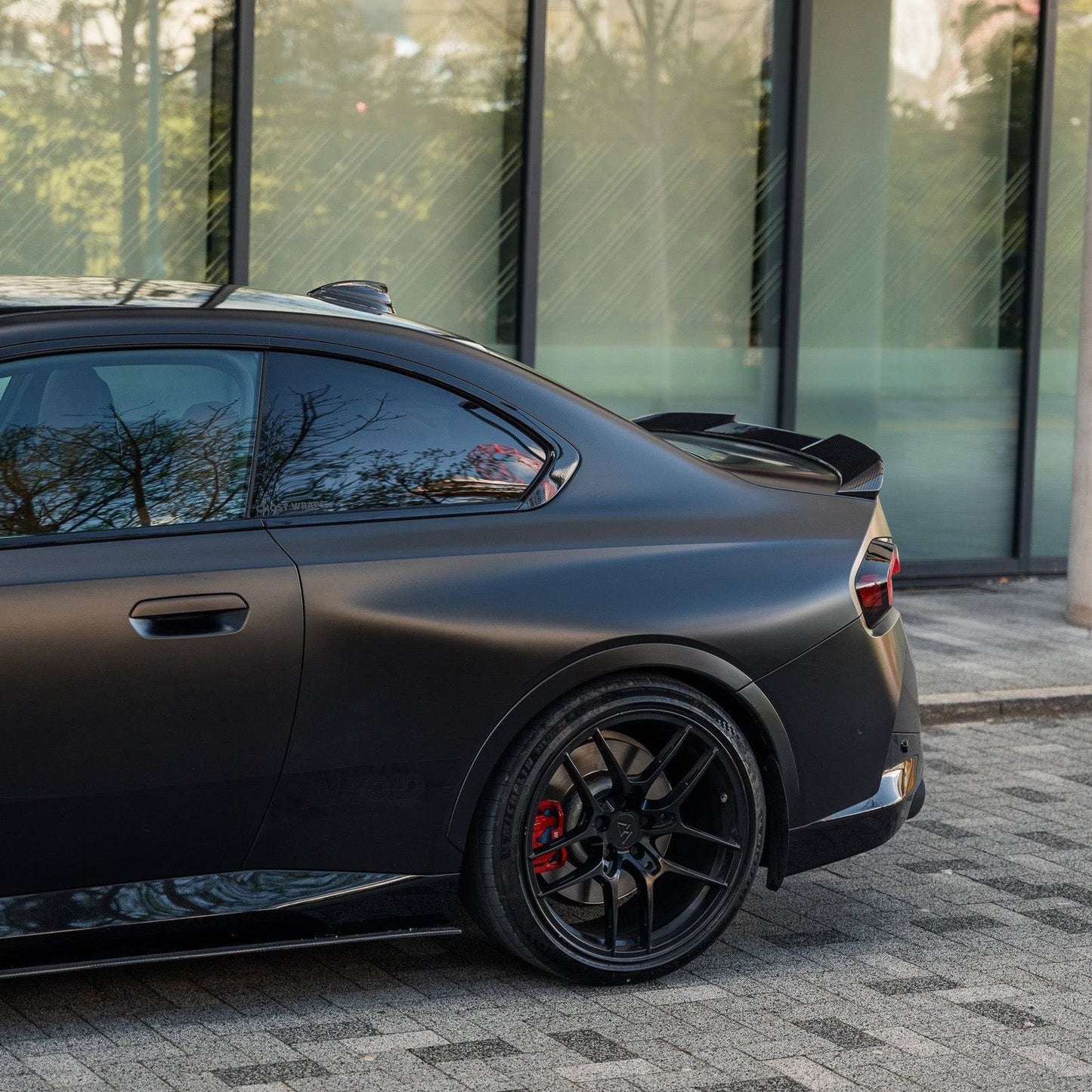 BMW M2 G87, 2 Series & M240i G42 Pre - preg Carbon Fibre ID - 01 Rear Spoiler by Trevora (2021+) - Evolve Automotive