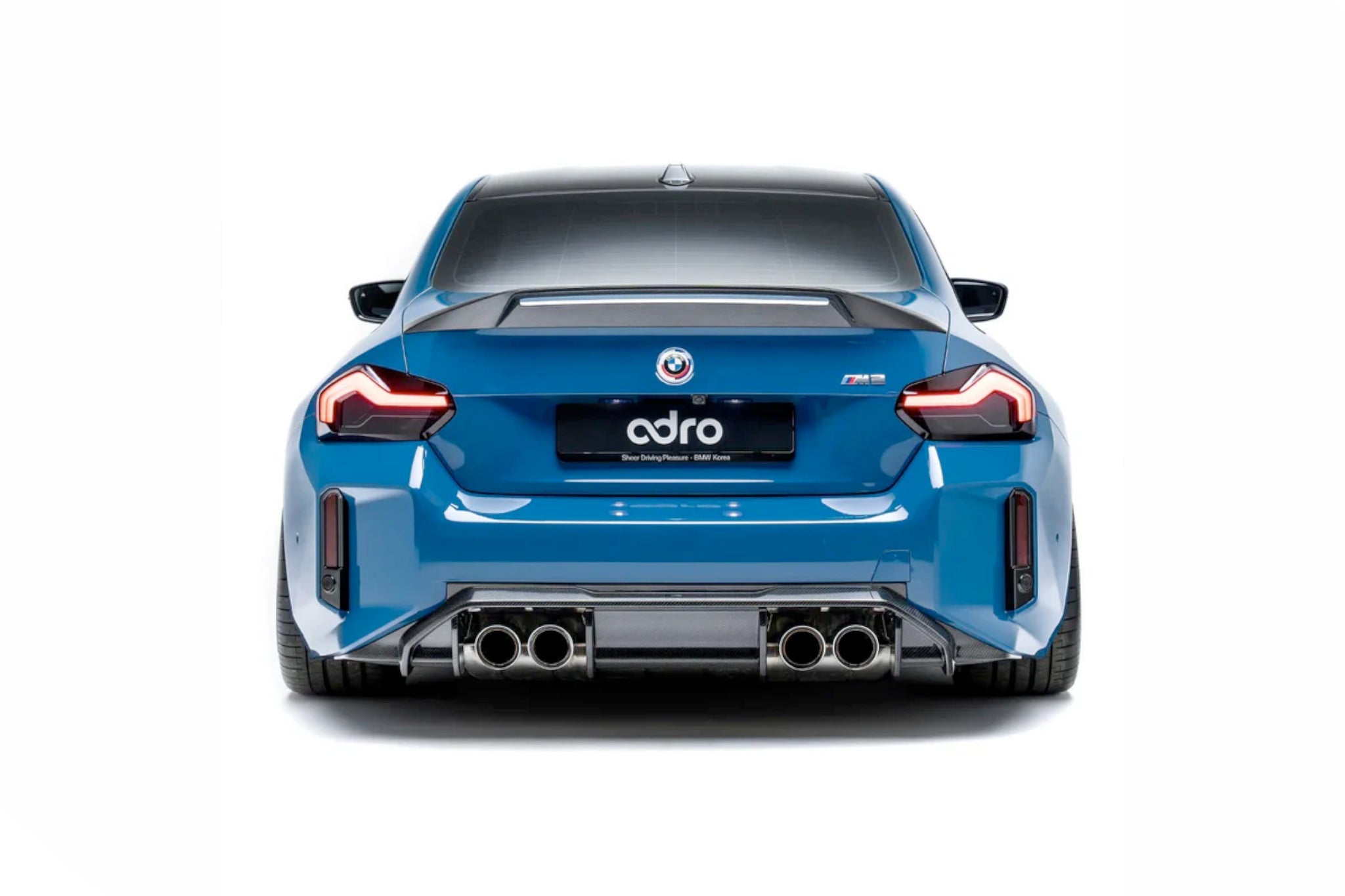 BMW M2 G87 Adro Pre - Preg Carbon Fibre Rear Diffuser V2 - BMW G87 M2 (2023+) - Evolve Automotive