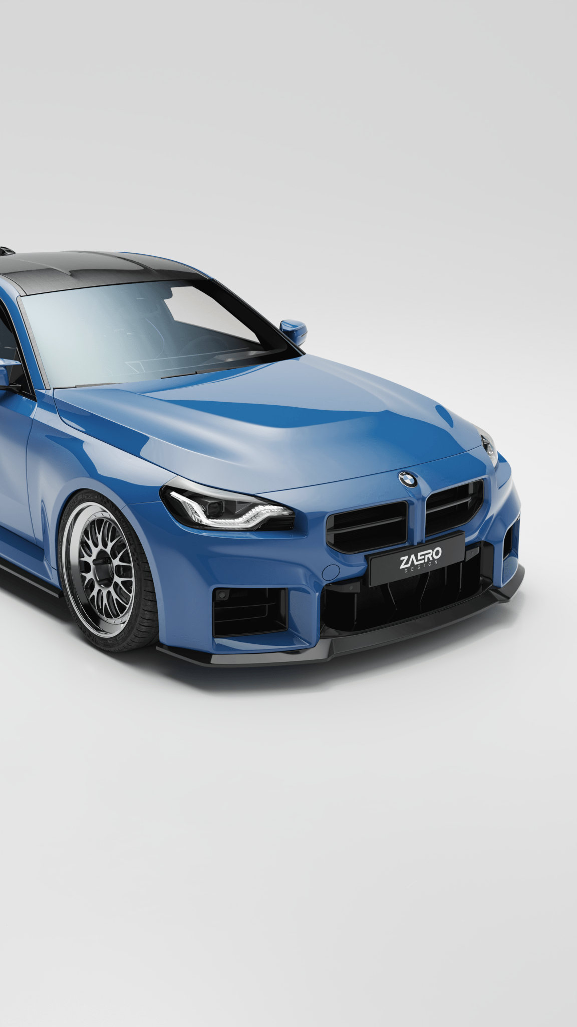 BMW M2 G87 EVO - S Gloss Black Front Lip by ZAERO (2023+) - Evolve Automotive