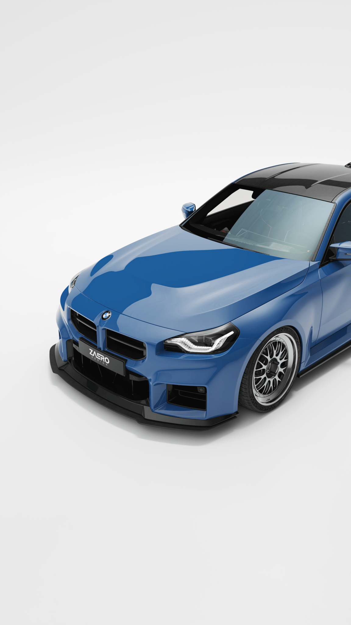 BMW M2 G87 EVO - S Gloss Black Front Lip by ZAERO (2023+) - Evolve Automotive