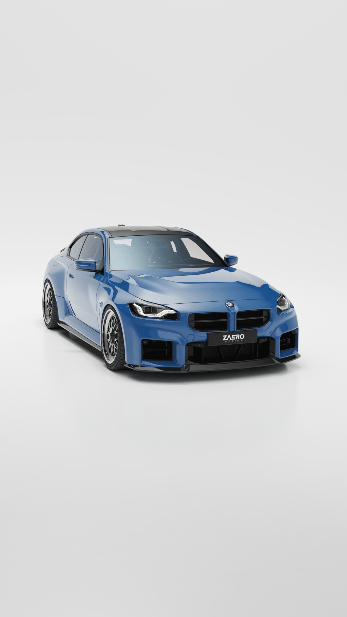 BMW M2 G87 EVO - S Gloss Black Front Lip by ZAERO (2023+) - Evolve Automotive