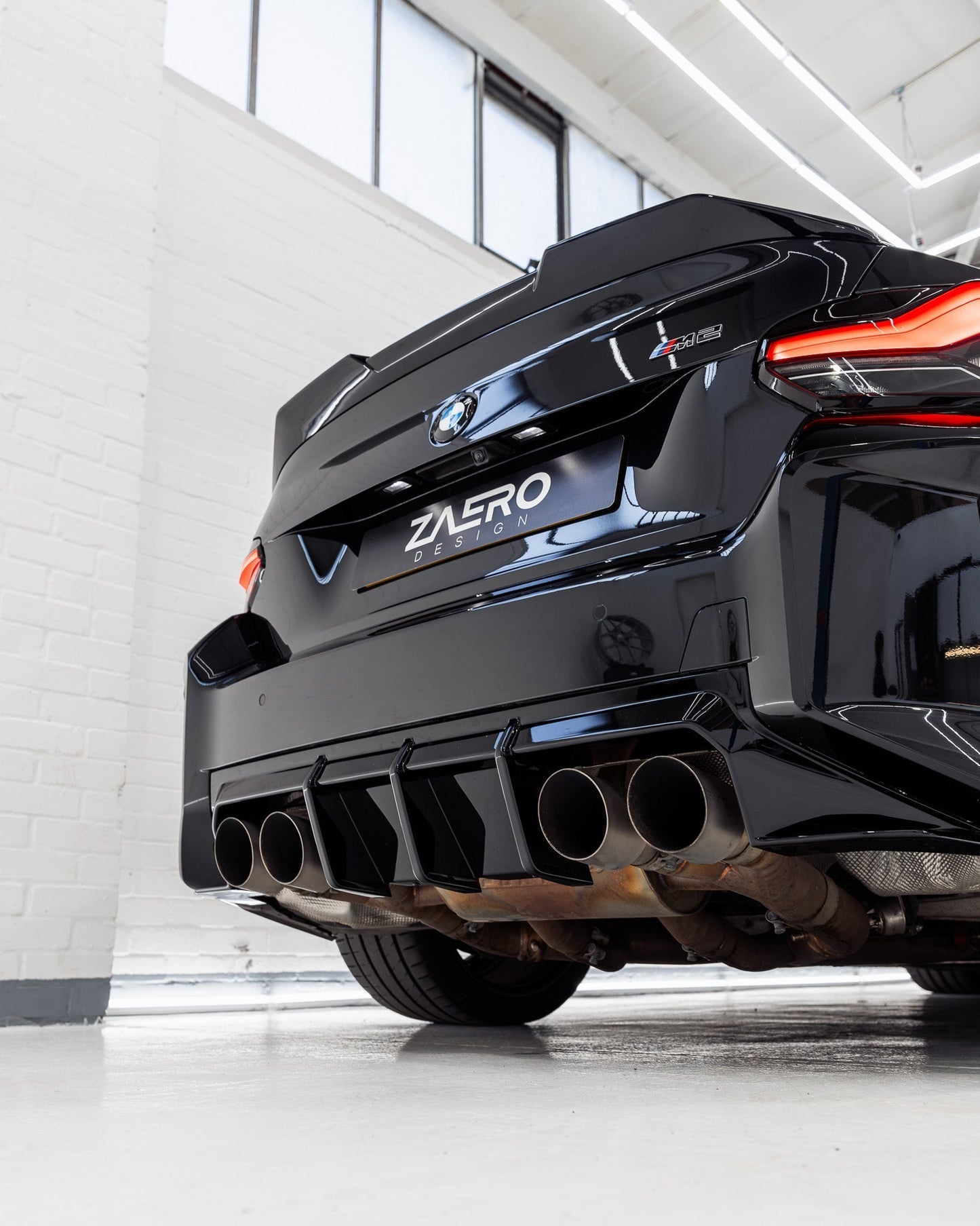 BMW M2 G87 EVO - S Gloss Black Rear Diffuser by ZAERO (2023+) - Evolve Automotive