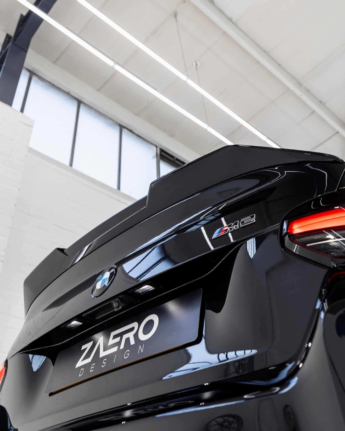 BMW M2 G87 EVO - S Gloss Black Rear Spoiler Lip by ZAERO (2023+) - Evolve Automotive