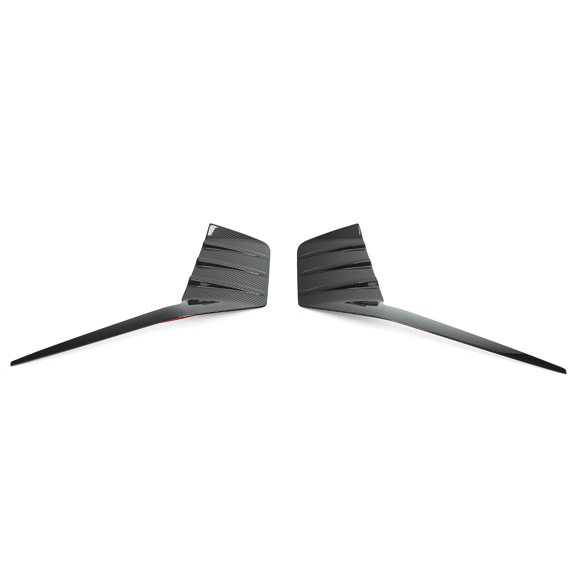 BMW M2 G87 Pre-Preg Carbon Fibre Rear Bumper Attachments by FORM (2023+) - Evolve Automotive