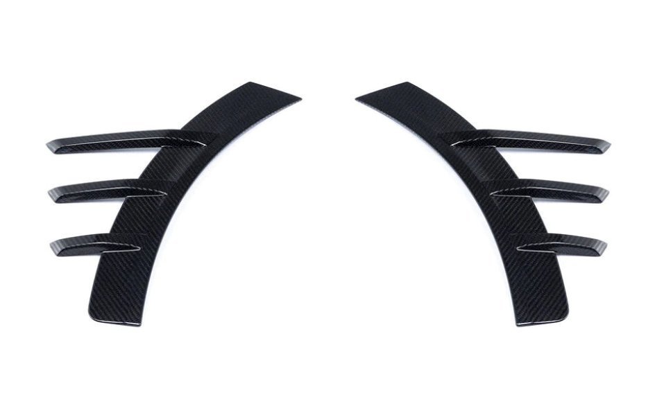 BMW M2 G87 Pre-Preg Carbon Fibre Rear Side Fender Trim Spats by FORM (2023+) - Evolve Automotive
