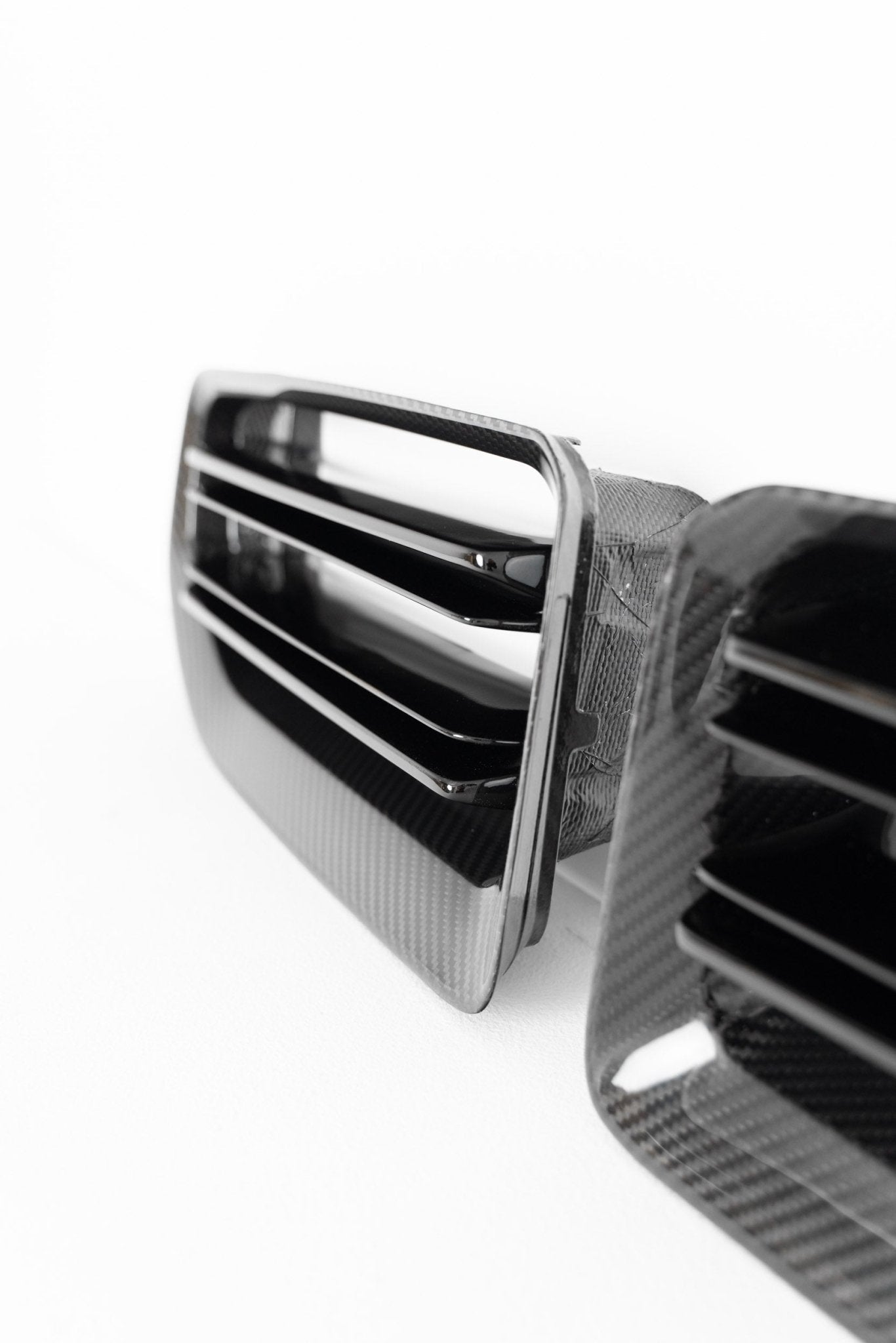 BMW M2 G87 Pre - Preg Carbon Fibre TR87 Front Grilles by Trevora (2023 - 2024) - Evolve Automotive