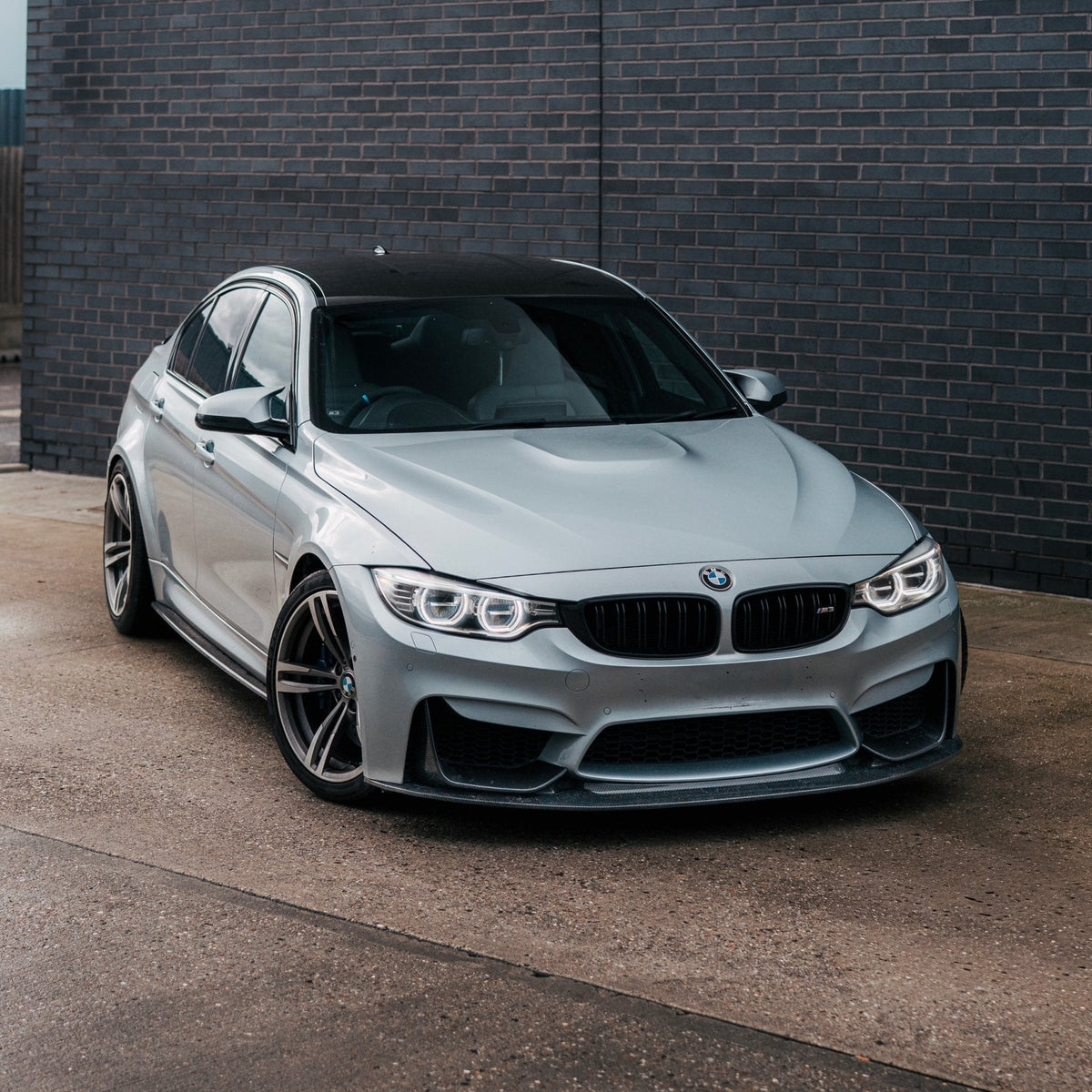 BMW M3 F80 & M4 F82 Pre-Preg Carbon Fibre GT V2 Front Splitter by FORM (2014-2020) - Evolve Automotive