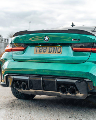 BMW M3 G80 & BMW 3 Series G20 Pre-Preg Carbon Fibre CS Rear Spoiler by FORM (2018+) - Evolve Automotive
