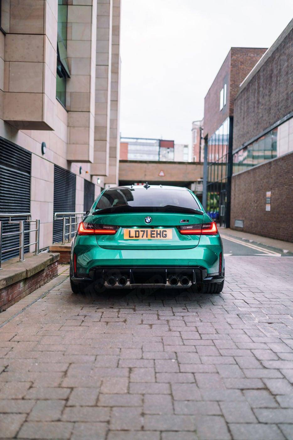 BMW M3 G80 & BMW 3 Series G20 Pre-Preg Carbon Fibre Ducktail Rear Spoiler by FORM (2018+) - Evolve Automotive