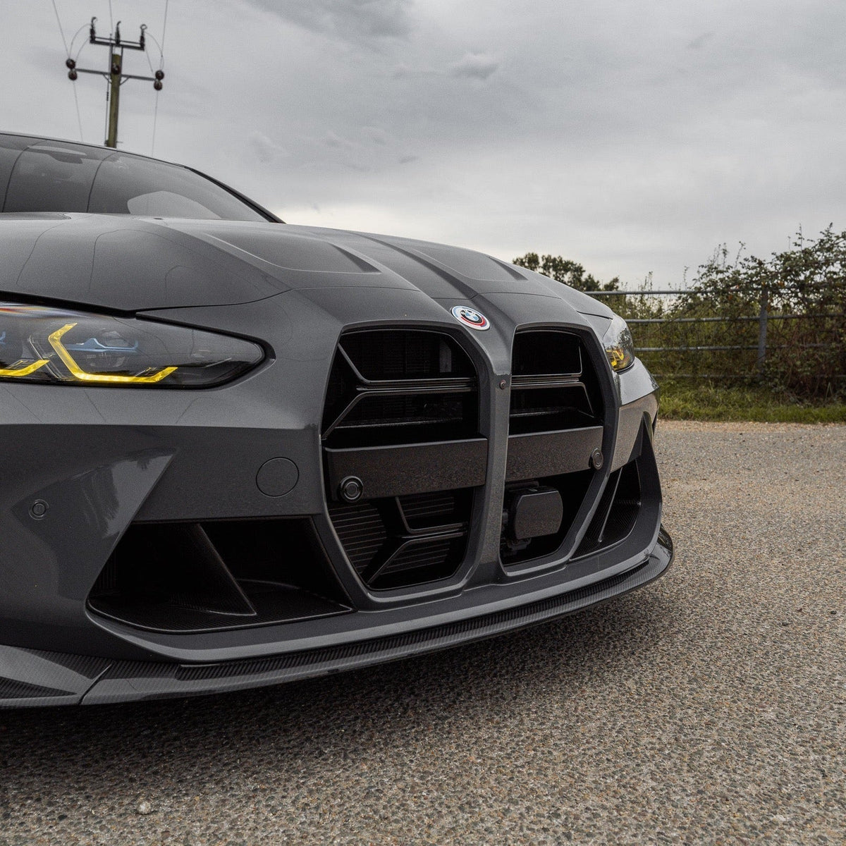 BMW M3 G80 G81 & BMW M4 G82 G83 Pre-Preg Carbon Fibre T-CSL Front Splitter by FORM (2021+) - Evolve Automotive
