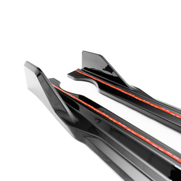 BMW X5M F95 Pre-LCI Gloss Black Competition Side Skirts by FORM (2020-2023) - Evolve Automotive