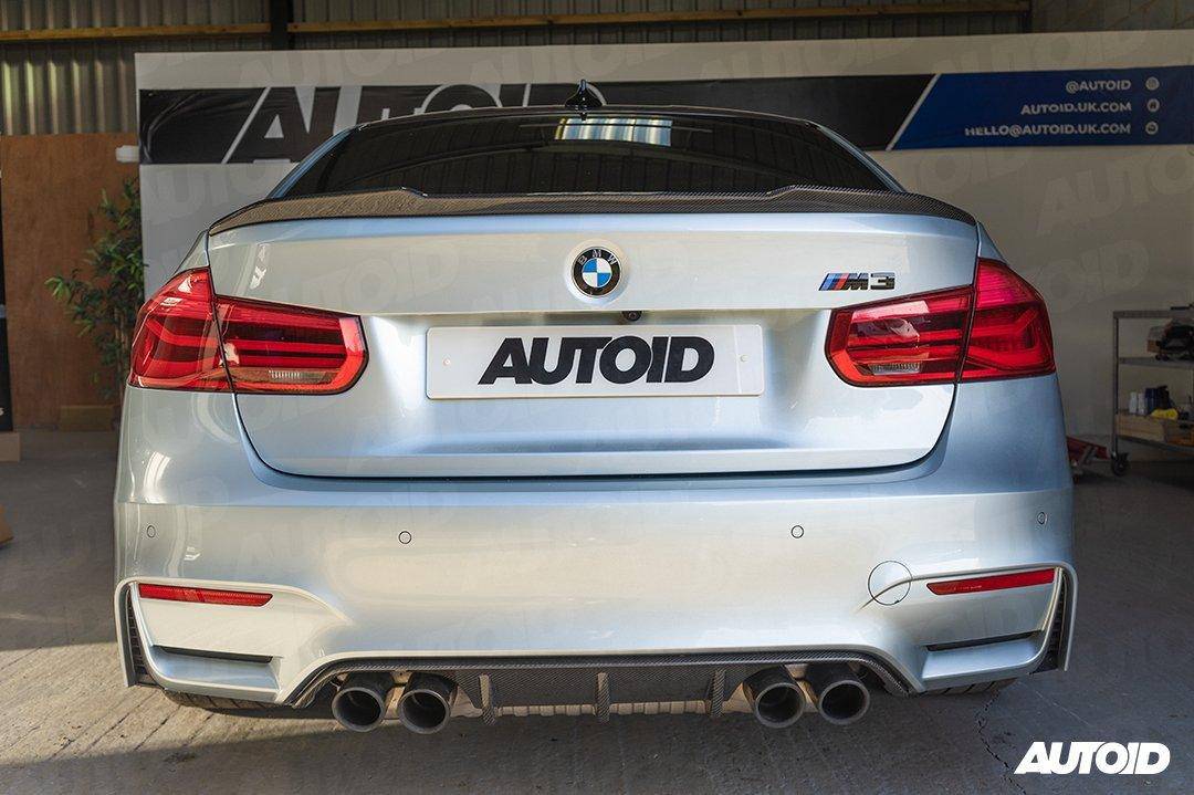 Carbon Fibre CS Rear Spoiler for BMW 3 Series & M3 (2014 - 2018, F30 F80) - Evolve Automotive
