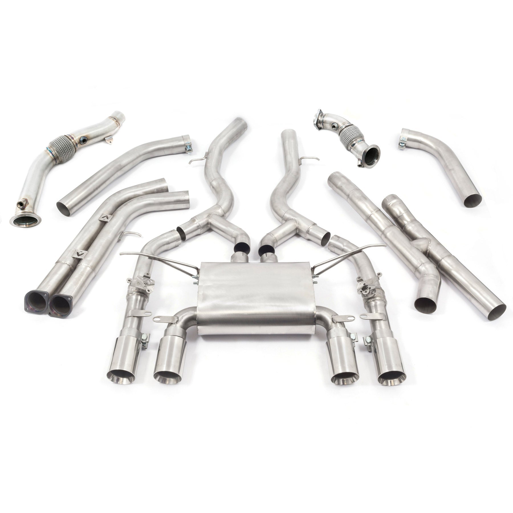Cobra Sport 3" Valved Turbo Back Exhaust (De-Cat) - BMW F80 M3 | F82 M4 - Evolve Automotive