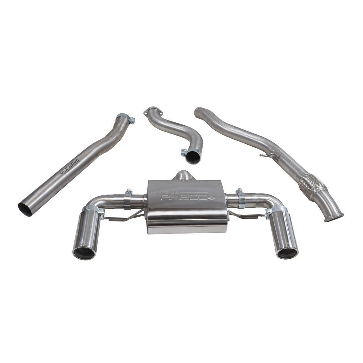 Cobra Sport Cat Back Exhaust - BMW F22 M235i - Evolve Automotive