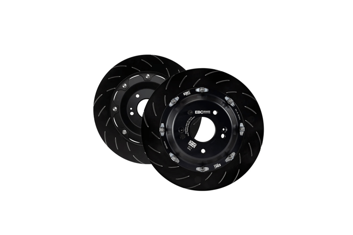 EBC Racing 2 Piece Floating Rear Brake Discs - BMW G80/1 M3 | G82/3 M4 | G87 M2 - Evolve Automotive