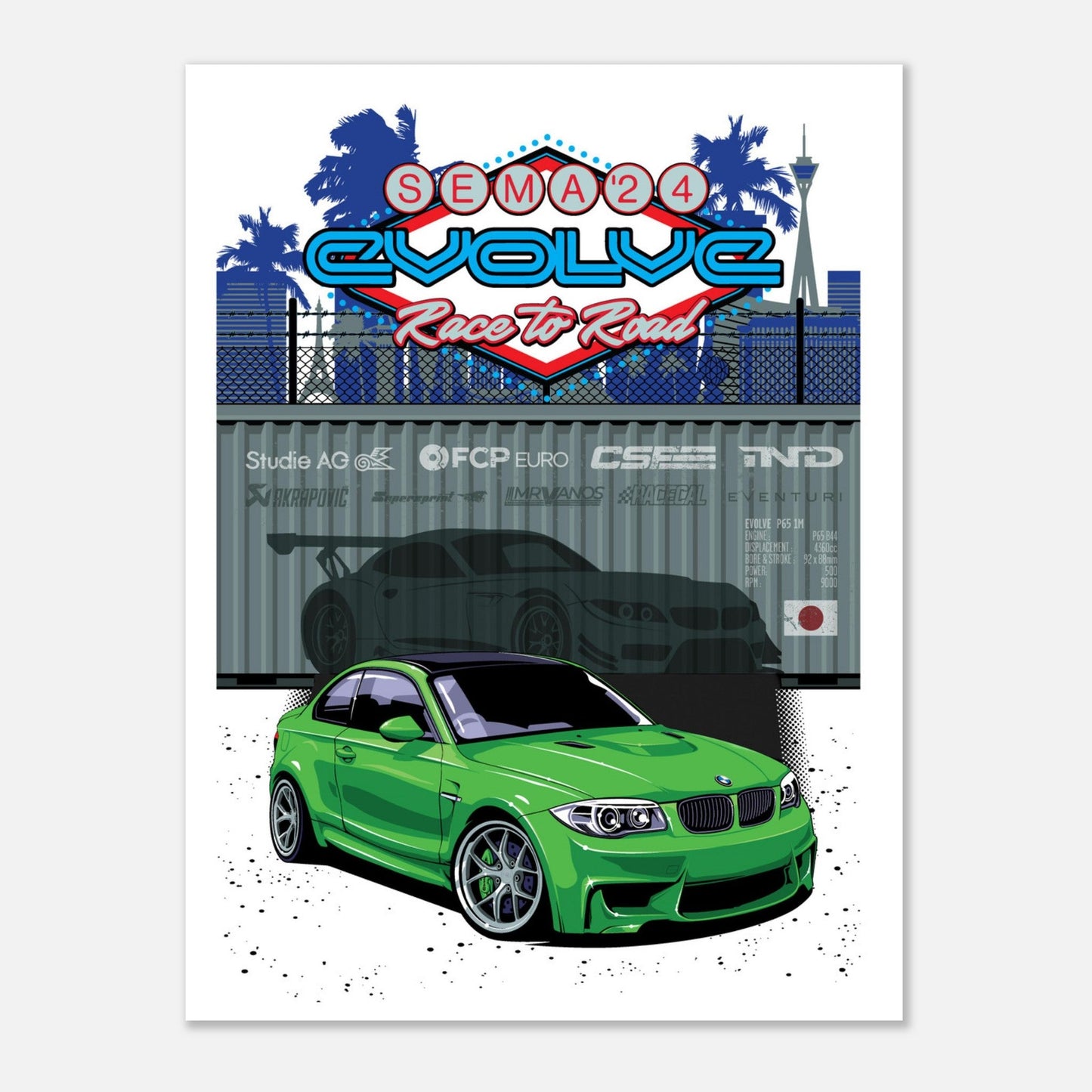 Evolve SEMA Design Matte Paper Poster - Evolve Automotive