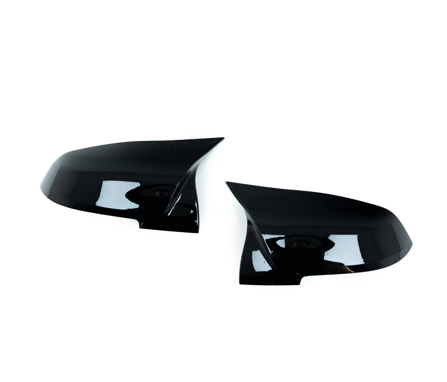 Gloss Black M Style Wing Mirror Covers for BMW (2012 - 2019, F20 F21 F22 F30 F32 F87) - Evolve Automotive