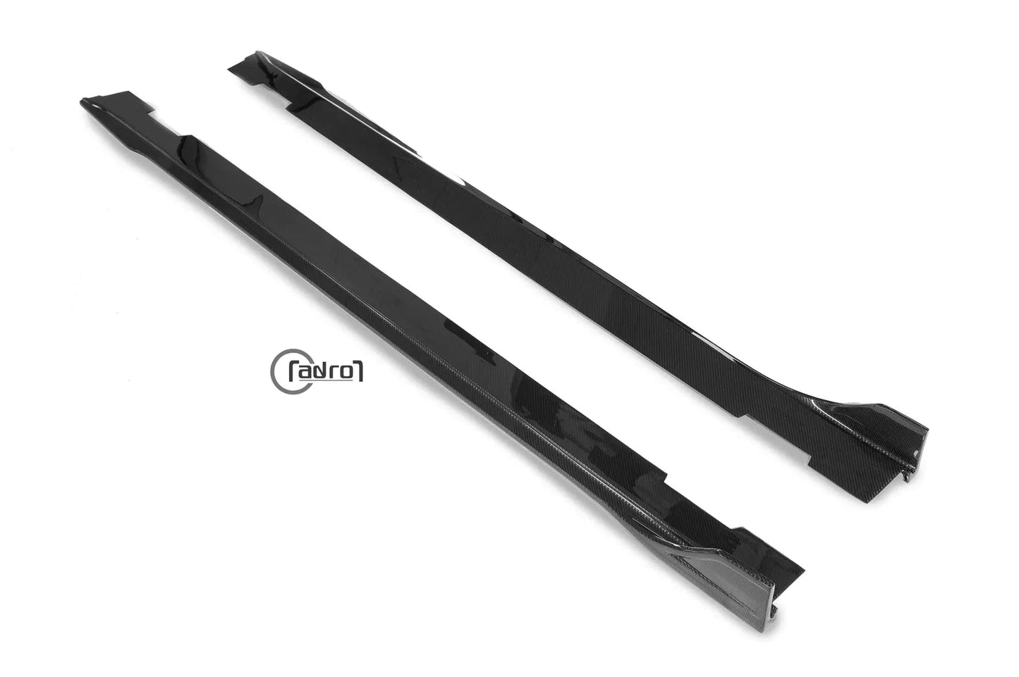 Kia Stinger Carbon Fibre Side Skirts V2 by Adro (2018+) - Evolve Automotive
