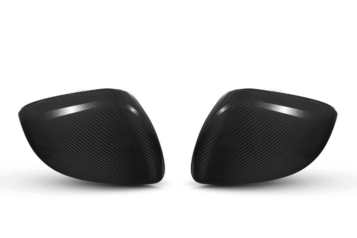 Mercedes C Class W206 & S Class W223 Pre-Preg Carbon Fibre Wing Mirror Covers by FORM (2021+) - Evolve Automotive