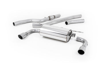 Milltek Cat-back System Non-Resonated (Louder) - BMW F32 428i (Auto, For 435i M Sport Valance) - Evolve Automotive