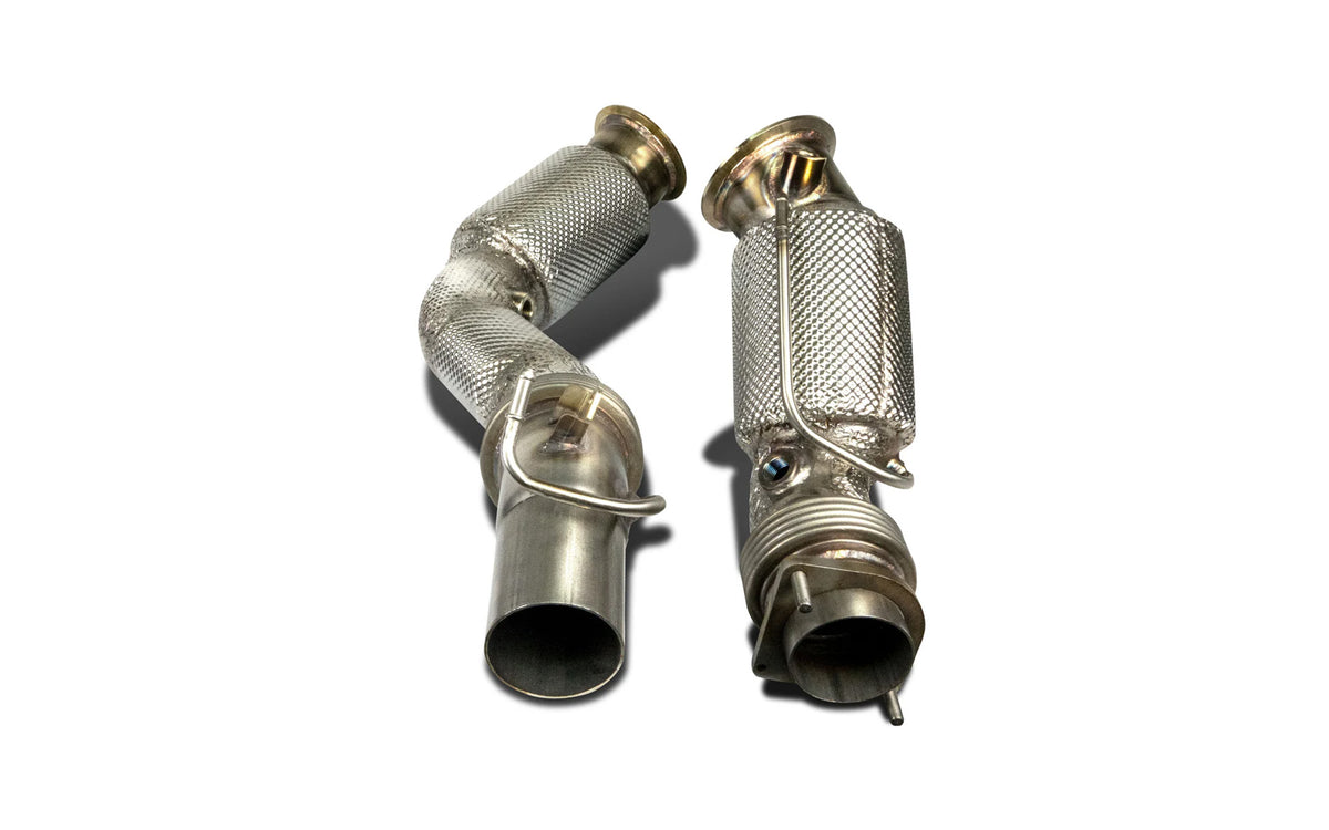 Milltek HJS Tuning ECE Euro 6 Downpipe & Sports Cat - BMW F87 M2 | F22 M235i - image 1