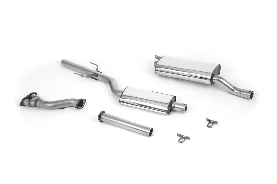 Milltek Non-Resonated Manifold-back System with Catalyst Delete - BMW E30 M3 (OE Style Trims) - Evolve Automotive