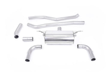Milltek Race Non-Resonated Cat-back System - BMW F30 320i M Sport - Evolve Automotive