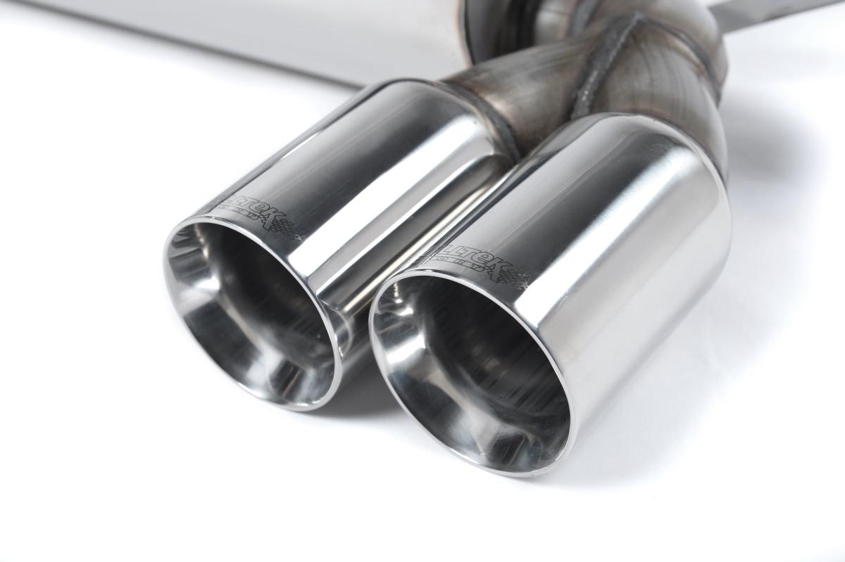 Milltek Rear Silencer - BMW E46 M3 | E46 M3 CSL (Quad Polished Trims) - Evolve Automotive