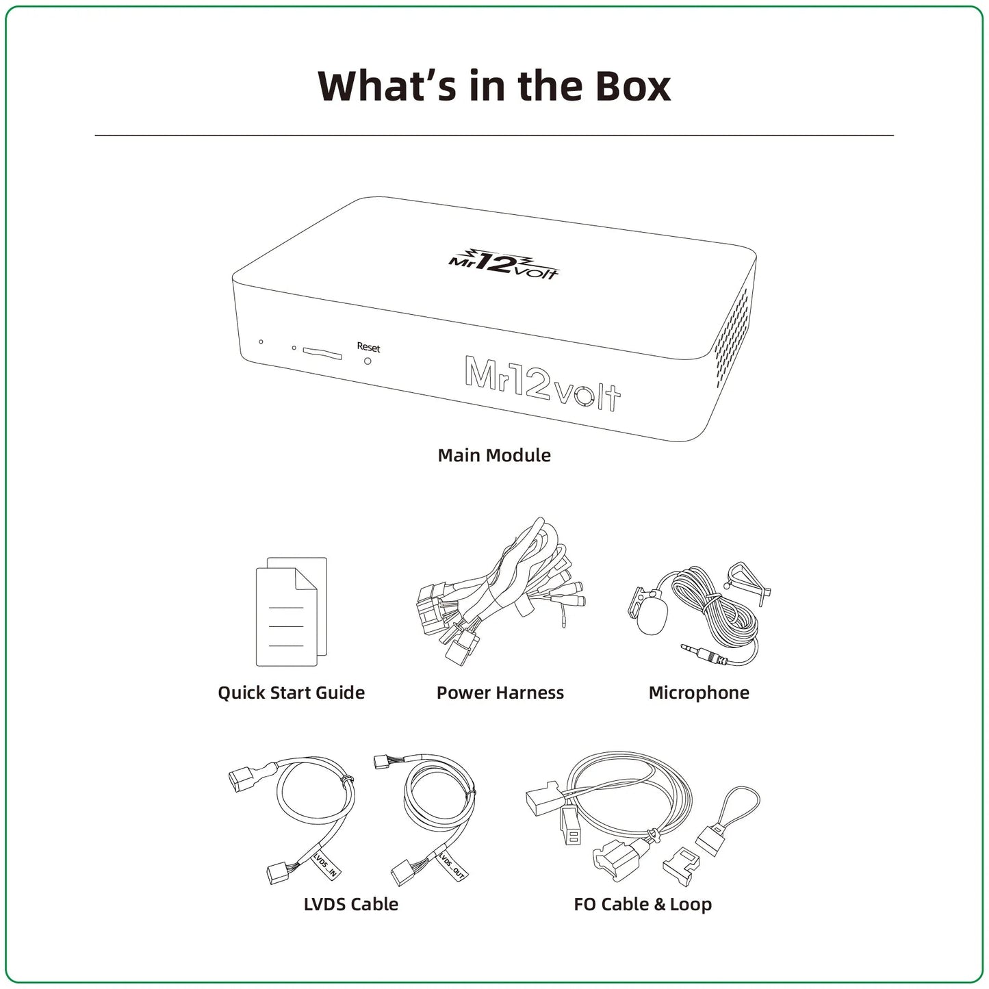 Mr12Volt Jaguar XF, XFR, XK, XKR - High End Audio MOST Bus CarPlay & AA Interface OEM mic support - Evolve Automotive