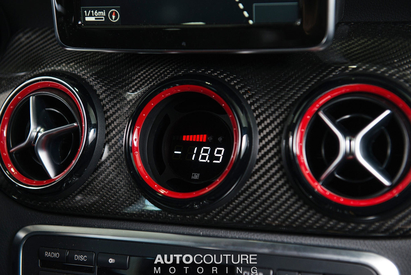 P3 Gauge - Mercedes CLA/GLA/A Class - Evolve Automotive