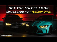 Motorsport+ CS Yellow Daytime Running Light LED Module Set - BMW F90 M5 (Pre-LCI)